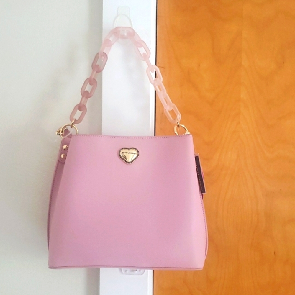 Betsey Johnson rose satchel